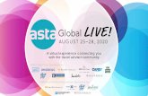A virtual experience connecting you with the travel advisor … · 2020. 6. 11. · w/ Bob, etc. Audience: ASTA Small Business Network (Independent) Advisors. Welcome to The ASTA