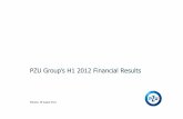 PZU Group’s H1 2012 Financial Resultsraportroczny2015.pzu.pl/sites/pzu15ar/files/pzu_h1_2012...• Success in sales of TPL corporate products and modified products for health care