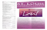 St. Louis · 2020. 3. 29. · Thursday, April 2, St. Francis of Paola 8:10 am Jeff Chaffee Friday, April 3 8:10 am Norman Meyer Saturday, April 4 5:00 pm Theresa Gole Sunday, April
