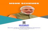 MSME SCHEMESdcmsme.gov.in/eBook_MSME_Schemes_English.pdfis contributed by Government of India and SIDBI. 75% of the loan amount to the bank is guaranteed by the Trust Fund. Collateral