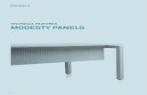 TECHNICAL FEATURES MODESTY PANELS 2018. 11. 5.آ  Modesty Panels | 03 ELEMENT DESCRIPTION The modesty