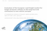 Evaluation of the European road freight market for longer ... · 1. Motivation DLR.de • Chart 3 > Evaluation of the European road freight market for longer & heavier vehicles on