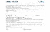 CPHR Exam Registration Form · 2020. 7. 15. · CPHR Examination Registration Form. Page 2. FEES (Pre-payment required) $525.00 + 26.25 GST = $551.25 . Please note: Once the registration