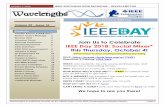 October ExCom & IEEE Day 1 Election 2018 3 Join Us to Celebrate IEEE Day 2018: Social ... · 2018. 12. 6. · IEEE Day – Social Mixer Please see the front page for details of this