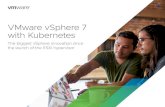 VMware vSphere 7 with Kubernetes...• Continuous integration and continuous delivery (CI/CD) and agile methodologies designed for microservices architectures Impact on Developer and