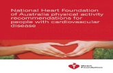 National Heart Foundation of Australia physical activity ...€¦ · National Heart Foundation of Australia physical activity recommendations for people with cardiovascular disease