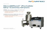 USER GUIDE NovaWheel Portable Dry-Convey Dryers€¦ · 2019-07-18  · 2-A: Remove cover plate from top of Material Hopper (save bolts and washers) then, after removing mask-ing