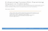 Enhancing Foster/Kin Parenting Impact in Colorado Parent Steering... · 6. Focus on a customer-service approach to initiate positive interactions of appreciation and respect between