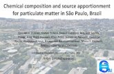 Chemical composition and source apportionment for ......Chemical composition and source apportionment for particulate matter in São Paulo, Brazil GUILHERME PEREIRA; KIMMO TEINILÄ,