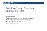 Caching Across Enterprise Application Tiers · a post-outsourcing world) enterprise applications Traditional layered architectures (a la J2EE 1.4 design patters) and domain driven