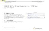 USB DFU Bootloader for MCUs - NXP Semiconductors1.2 Scope This document presents information about USB DFU class implementation in Freescale MCUs such as S08 (JM60), ColdFire +(51JF),