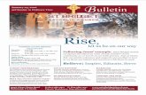 Risesaintbridgetchurch.org/portals/stbridg/CMAdmin/2016 01... · 2016. 1. 21. · SAINT BRIDGET CATHOLIC CHURCH 1 January 24, 2016 January 24, 2016 3rd Sunday in Ordinary Time Rise,