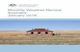 Monthly Weather Review Australia January 2016Photograph by David Jones, 9 January 2016. Used with permission. Overview ... 1 Monthly Weather Review - Australia - January 2016. ...