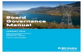 Board Governance Manual - BC Hydro...Terms of Reference – Capital Projects Committee ... Professional training and development As appropriate January 2019 Page 2 of 2 : BC Hydro