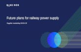 Future plans for railway power supply - Bane NOR · 4/4/2019  · Future plans for railway power supply ... •Creates master plans for upcoming converter station projects Define