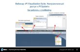 Вебинар «PI Visualization Suite. Неограниченный доступ к ...cdn.osisoft.com/corp/ru/webinars/2014_PVS_Webinar_RU.pdfВебинар «PI Visualization Suite.