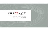 Logo Usage Guidelines - Khronos Group · 2019. 11. 25. · KHRONOS LOGO USAGE GUIDELINES Khronos Logo Family Color Guide ACTIVE STANDARDS Logo PMS color RGB value Hex code CMYK value