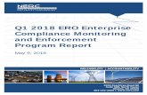 Q1 2018 ERO Enterprise Compliance Monitoring and ... 2018...The CMEP Technology Project is a culmination of strategic efforts with the goal of improving and standardizing processes