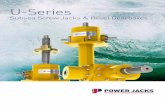 U-Series Subsea Screw Jacks & Bevel Gearboxes · 2016. 12. 12. · 1.5mm 1 for 1.5mm 1 for 1.5mm 1 for 1.5mm 1 for 1.5mm 3 for 5mm Option 2 4 for 1mm 4 for 1.5mm 2 for 1mm 2 for 1mm