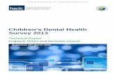 Children’s Dental Healthdoc.ukdataservice.ac.uk/doc/7774/mrdoc/pdf/7774... · 5.3 Item non-response 57 5.3.1 Examination data 57 5.3.2 Questionnaire data 57 5.3.3 Area classifications