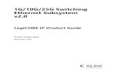 1G/10G/25G Switching Ethernet Subsystem v2.0 (PG292) · 2020. 8. 4. · 1G/10G/25G Switching Ethernet Subsystem v2.0 7 PG292 April 4, 2018 Chapter 1: Overview IMPORTANT:IP license