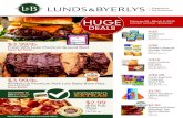 $3.99/lb. - Lunds & Byerlys€¦ · 16 oz. Save $1 $5.99 Opaa! Gyros Kits and Sliced Meats 12-19.8 oz. Save $2 MEAT & SEAFOOD $7.99 Bell & Evans Air-Chilled Frozen Chicken Wings 2.5