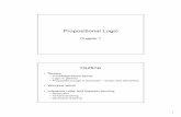 Propositional Logic - University of Pittsburghpeople.cs.pitt.edu/~litman/courses/cs2710/lectures/ch07...Propositional Logic Chapter 7 Outline • Review – Knowledge-based agents