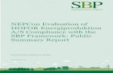 NEPCon Evaluation of HOFOR Energiproduktion A/S ......Summary Report Template Version 1.4 For further information on the SBP Framework and to view the full set of documentation see