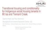 Australian Housing and Urban Research Institute · Jimaylya Topsy Harry Centre Mt Isa Residential homeless centre with a ‘managed drinking’ program for majority Indigenous clients