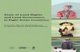 State of Land Rights and Land Governance in Eight Asian Countries · 2019. 7. 11. · State of Land Rights and Land Governance in Eight Asian Countries Founded in 1979, the Asian
