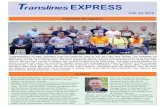 Translines · 2020. 8. 19. · Aviation Translines EXPRESS Feb. 24, 2016 Employee Recognition Congratulations to team members from the Syracuse Area as well as Lakin and Garden City