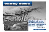 ValleyRuralElectricCooperative,Inc. ValleyNews · 2014. 2. 18. · Right-of-way maintenance effortincludes beaverpatrol PAGES4-5 ValleyNews Volume71|Issue1 ValleyRuralElectricCooperative,Inc.