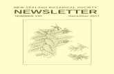 NEW ZEALAND BOTANICAL SOCIETY 2019. 6. 2.آ  attached to each issue of the Newsletter. Deadline for next