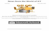 News from the World of ICTinfo.maxwell.syr.edu/ict/December2015Newsletter/... · News from the World of ICT Welcome to another issue of the ICT newsletter! News From the World of