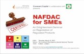 FOOD PRODUCTS AND WATER REGISTRATIONcovenant-capital.org/website/downloads/nafdac/3_Food... · 2016. 4. 13. · Imported Food and Packaged Water Division •Registration is a process