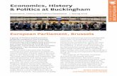 Economics, History & Politics at Buckingham...Economics, History and Politics Newsletter Spring 2016 Dean’s message Welcome to all our alumni, current and prospective students! The