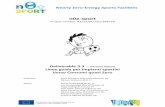 n0e-sport D3.3-guidelines final version itaR 1.0S · 2017. 3. 2. · • AFE – Agenzia ... promuovere energie rinnovabili, risparmio energetico, uso razionale dell’energia e trasporto