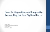 Growth, Stagnation, and Inequality: Reconciling the New ......2017/11/02  · Growth, Stagnation, and Inequality: Reconciling the New Stylized Facts Joseph Stiglitz UniversitàPolitecnica