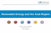 Renewable Energy and the Arab Region · 2017. 5. 16. · REmap 2030 27 » IRENA’s Global Renewable Energy Roadmap » Shows feasible, cost-effective ways to increase renewable energy