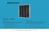 RNG-100D · 2019. 10. 16. · RNG-100D Sleek design and a durable frame, the Renogy 100 Watt 12 Volt Monocrystalline Panel provides you with the highest efficiency per area and is