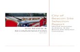 City of Beacon Site Selection Report...2017/04/24  · 5 Fire Station Site Selection Report to the City of Beacon April 2017 2. Prior Studies 2.1 Phase 1 Feasibility Study of Alternative