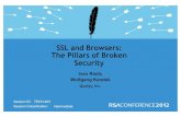 SSL and Browsers - The Pillars of Broken Security...SSL v2 can be easily broken ! An active MITM can force browsers to fall back to SSL v2, if supported in both client and server !