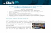 Plug Power Reports First Quarter 2020 Results, Reaffirming ... · 1 Plug Power Reports First Quarter 2020 Results, Reaffirming Guidance for 2020. Made meaningful progress on its hydrogen