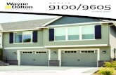 9100/9605 - Discount Garage Door · 2017. 10. 24. · of options at affordable prices, adding style and curb appeal to your home. These doors are chosen by homeowners for their insulating