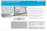 Overhead sectional door - Assa Abloy...overhead sectional door is perfectly suited to industrial and commercial environments where security and thermal performance are a priority.