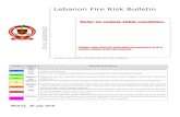 Lebanon Fire Risk Bulletin · 3 Nord Koura Municipality 30-Jul 31-Jul 01-Aug Municipality 30-Jul 31-Jul 01-Aug Municipality 30-Jul 31-Jul 01-Aug Aaba M M M Afsaddiq M M M Ain Ekrine