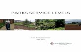Parks Service Levels - Fort Saskatchewan · Best practice Services provided by the Parks Unit are weather dependant. ... Process about 100 requests/eventper year, sale plots and services,