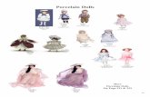 Porcelain Dolls - Aztec Import · 2020. 8. 2. · GS1005 Suzanne 37⁄ GS1003 8”H Emma 4”H G7624 Girl In Pink Dress G7615 Victorian Girl In Blue Dress G7617 Victorian Girl In