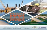 WORKING SAFELY - camogroup.org...Working Safely Near Underwater Pipelines: Recommended Best Practices Guide and Checklist for Damage Prevention Your job involves decisions that may