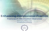 Enhancing Professional Practice - Alaska Staff Development … · 2014. 4. 18. · Enhancing Professional Practice Framework Observation Overview ... and software to support best